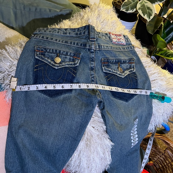 New W/Tags True Religion Low Rise Distressed Berkeley Flare jeans - Picture 7 of 9